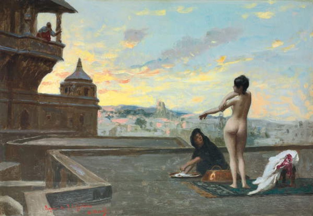 Detail of Bethsabee, 1889 by Jean Leon Gerome