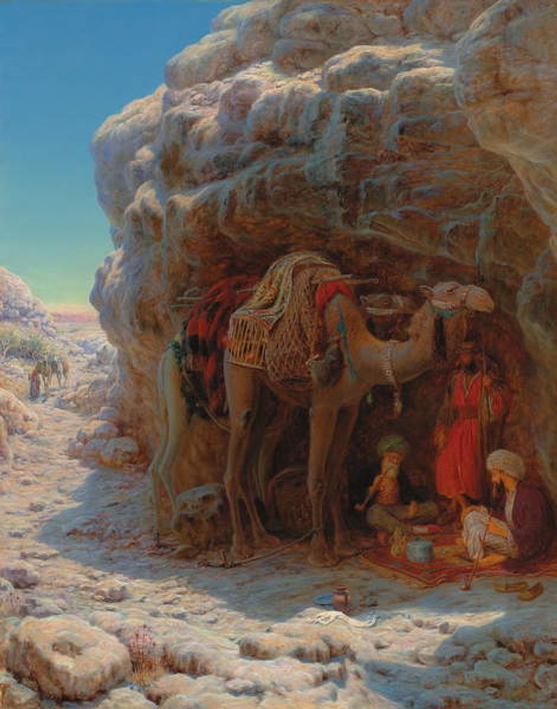 Detail of The Shadow of a Rock by William J. Webbe or Webb