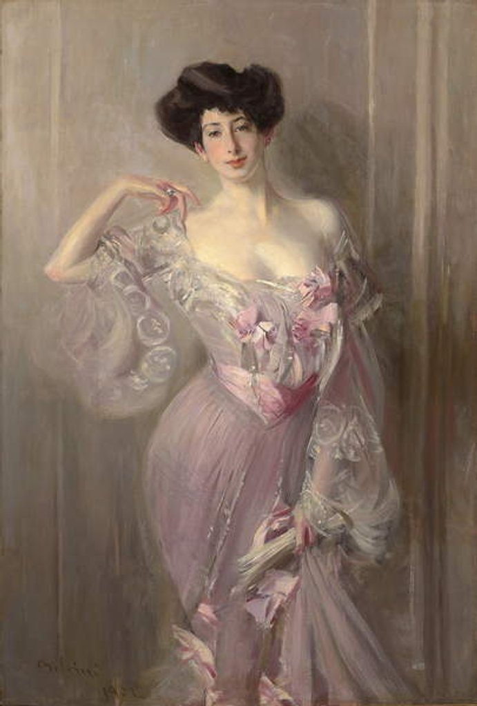 Detail of Portrait of Ena Wertheimer, 1902 by Giovanni Boldini
