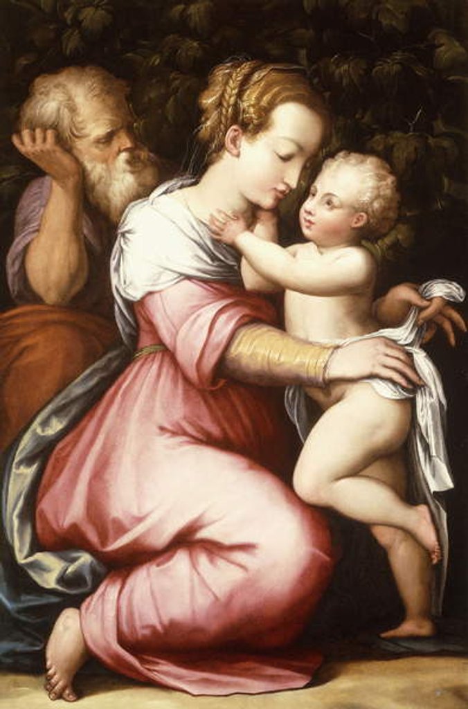 Detail of The Holy Family, 16th century by Giorgio Vasari