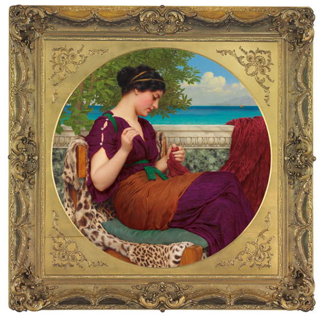 Detail of Far Away Thoughts, 1911 by John William Godward