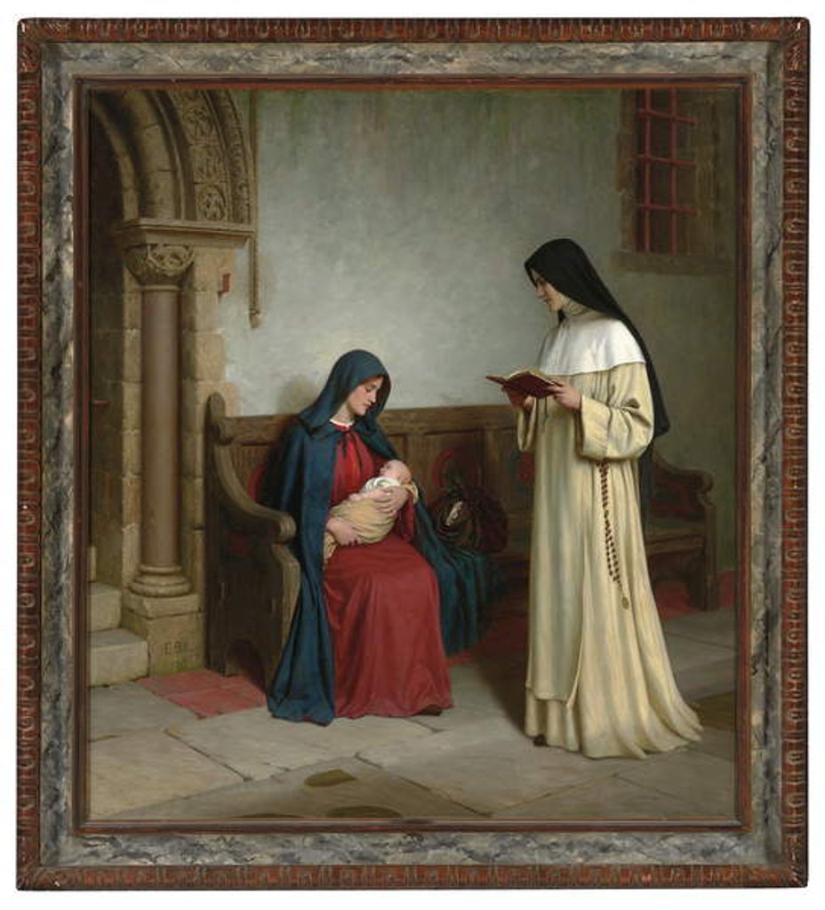 Detail of Maternity, 1917 by Edmund Blair Leighton