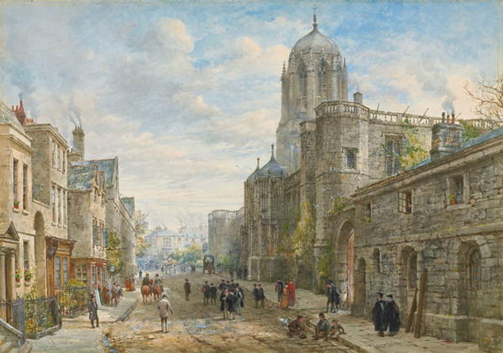 Detail of Christ Church, Oxford by Louise Ingram Rayner