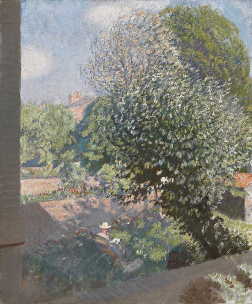 Detail of A Shady Corner by George Clausen