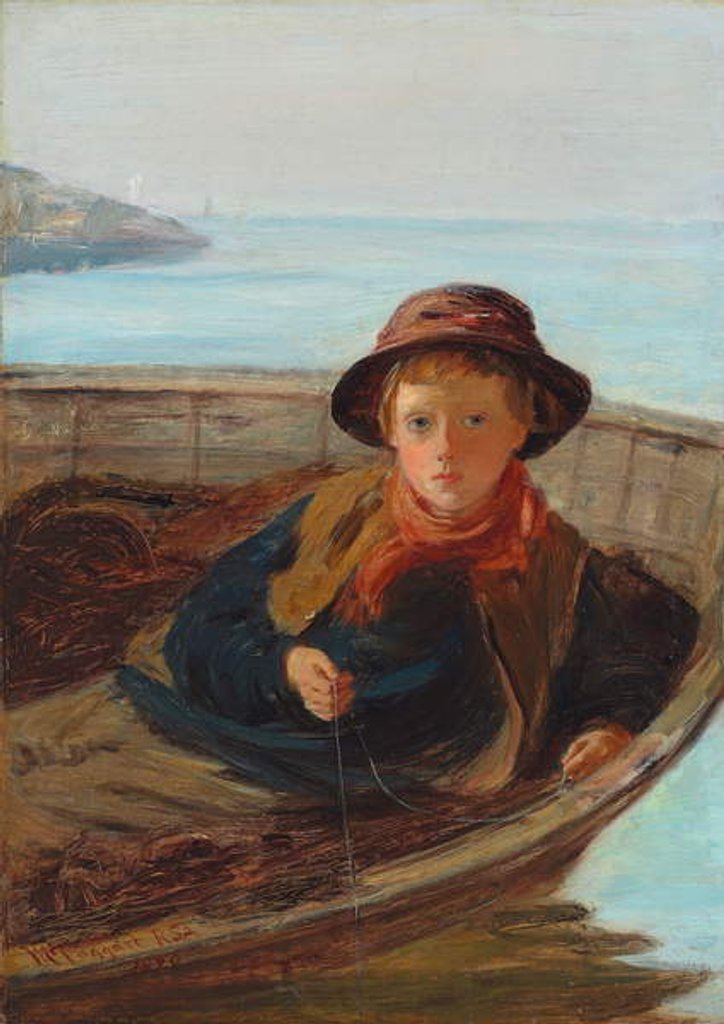 Detail of The Fisher Boy, 1870 by William McTaggart