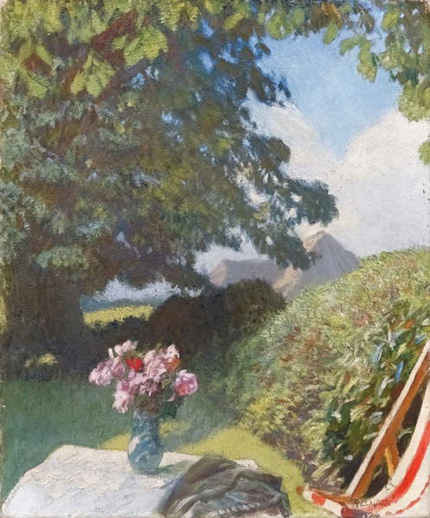 Detail of A Corner of the Garden by George Clausen
