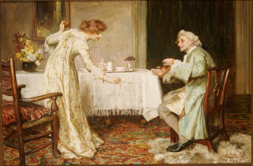 Detail of A Tangle, 1897 by Francis Sydney Muschamp