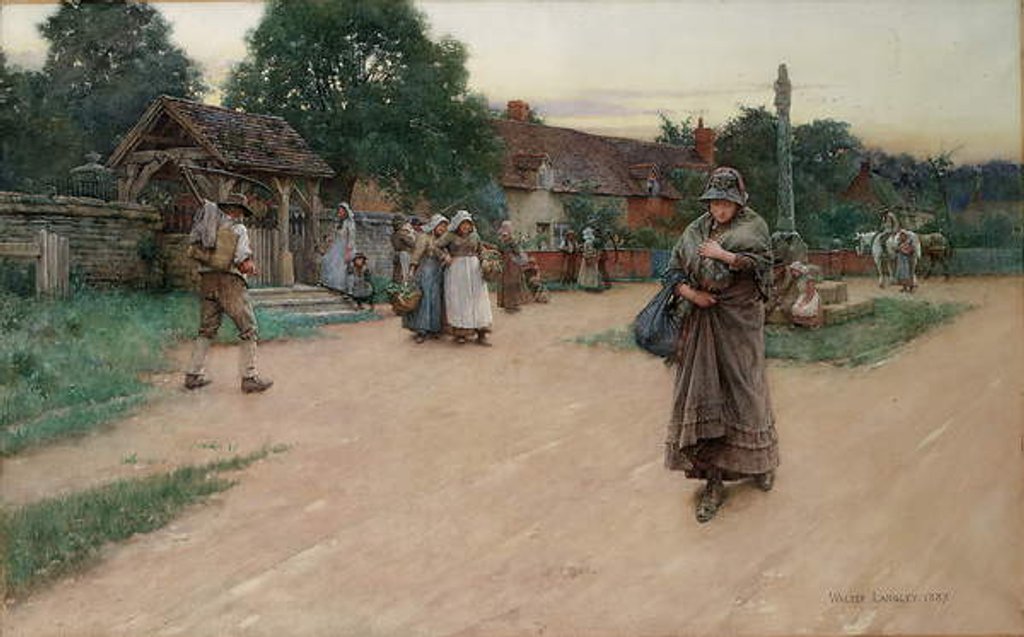 Detail of Betrayed, 1887 by Walter Langley