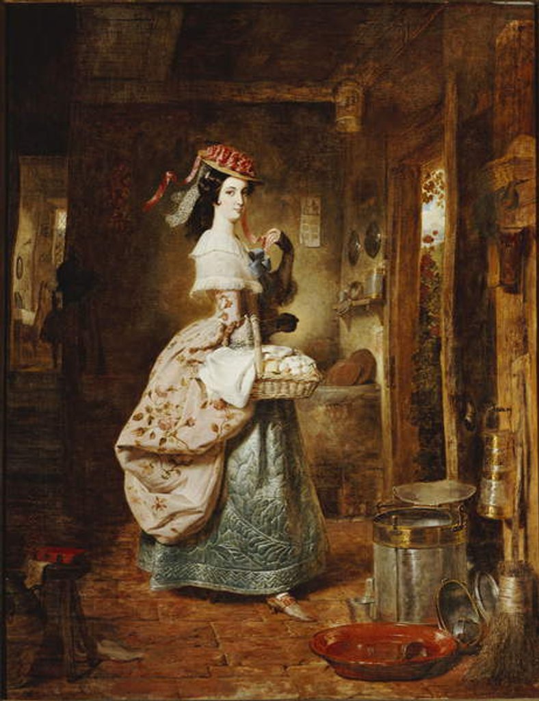 Detail of The Village Coquette by George Lance