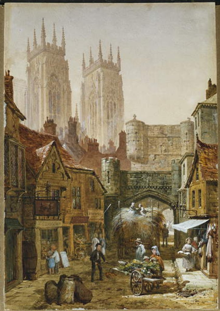 Detail of Bootham Bar, York by Louise Ingram Rayner