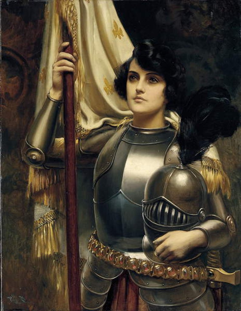 Detail of Joan of Arc by Harold Hume Piffard