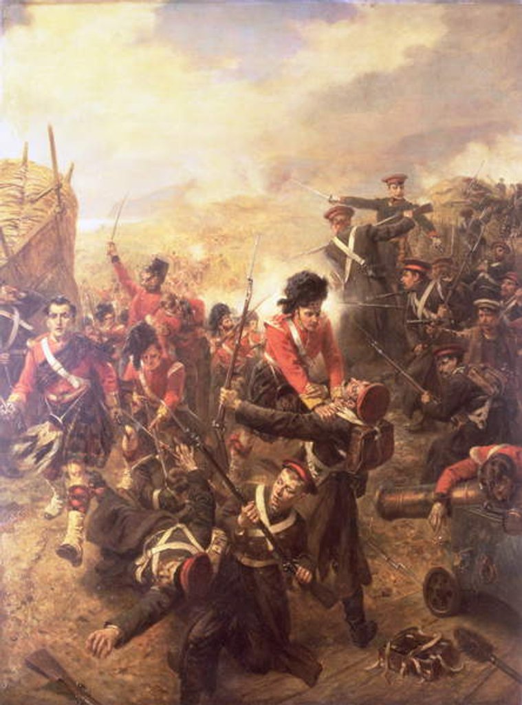 Detail of The Attack on the Redan, Sebastopol, c.1899 by Robert Alexander Hillingford