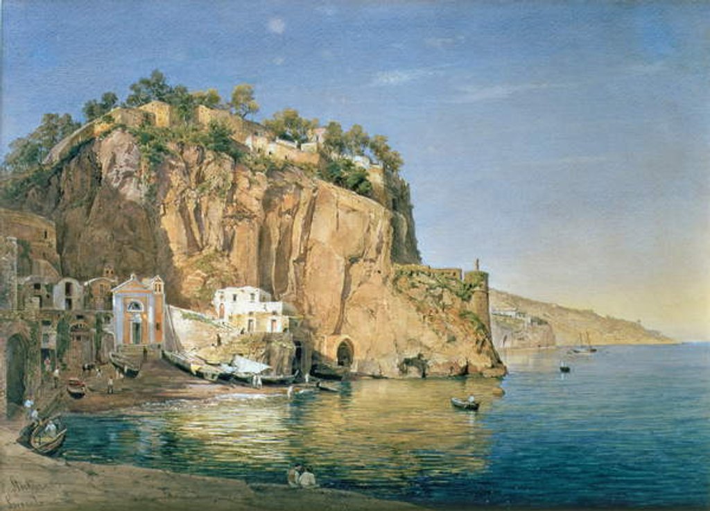 Detail of Sorrento, 1819 by Emanuel Stockler