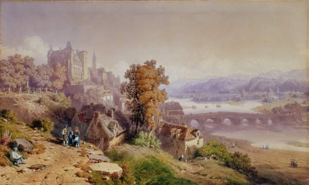 Detail of Pau by Mathieu Eugene Edouard Soules