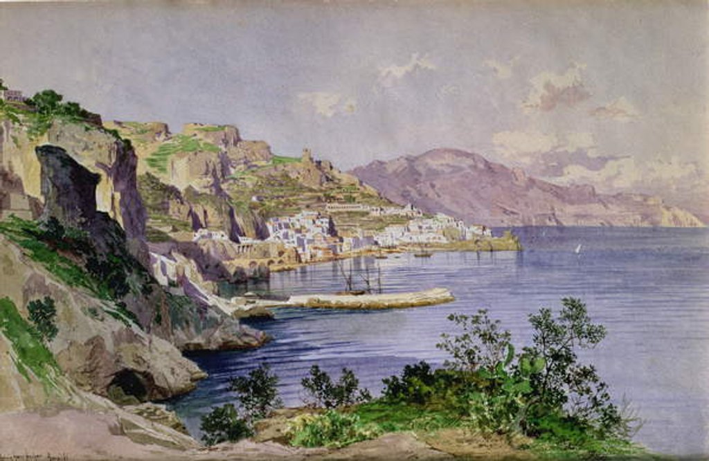 Detail of Amalfi by Ludwig Hans Fischer