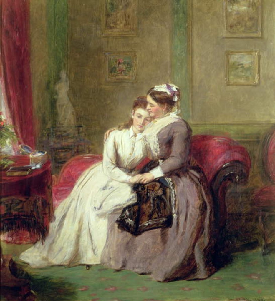 Detail of Hope and Fear, 1869 by William Powell Frith