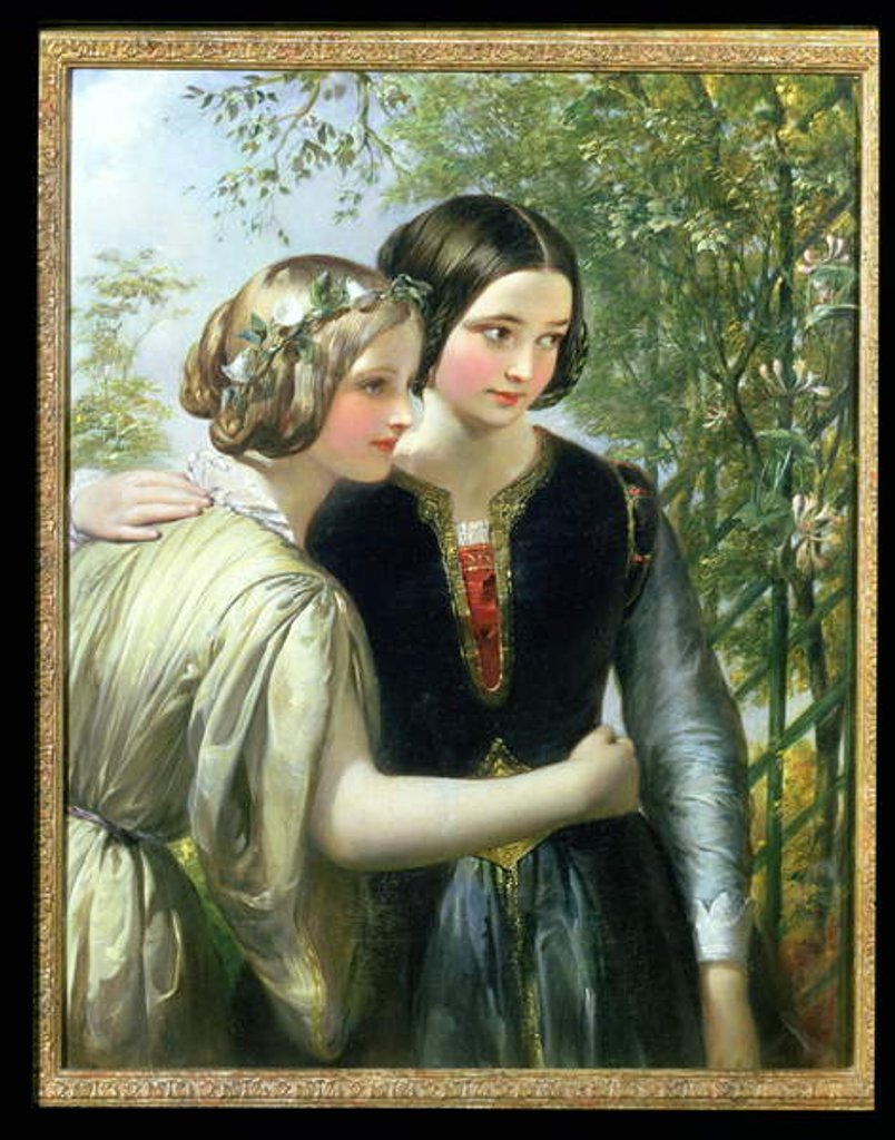 Detail of The Sisters by Frank Stone