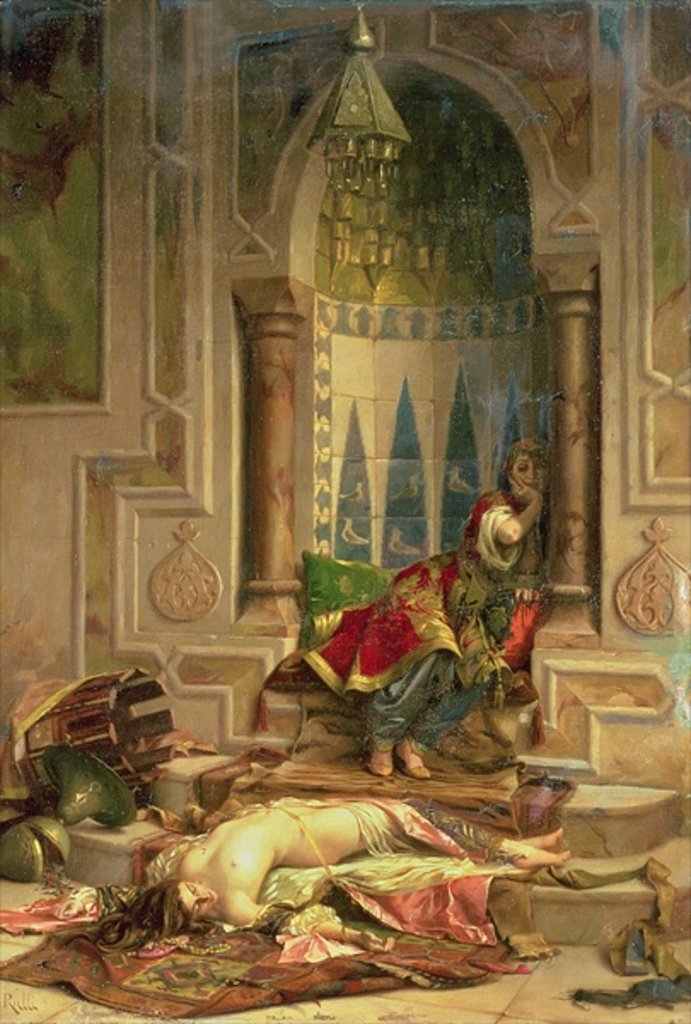 Detail of Ah! Jealous Amongst the Jealous! by Theodore Jacques Ralli