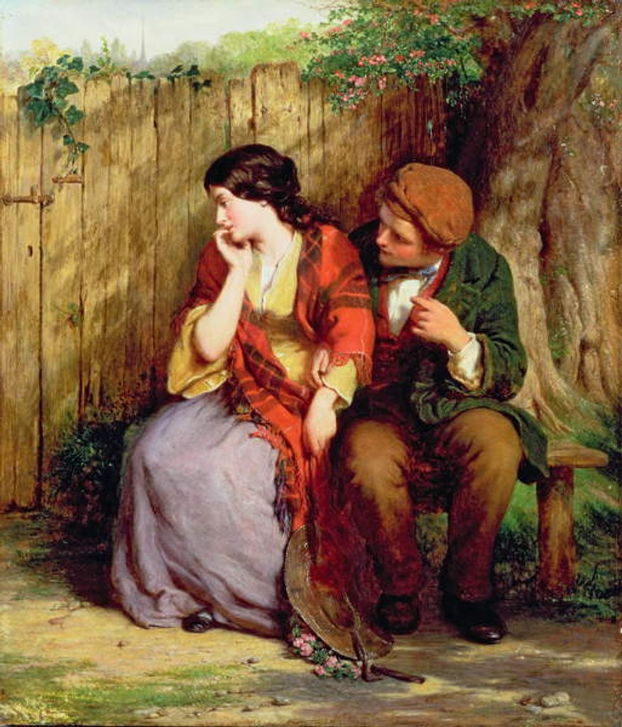 Detail of Moment of Suspense, 1861 by George Smith