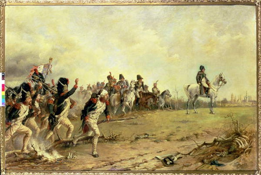 Detail of The First Sight of Moscow by Laslett John Pott