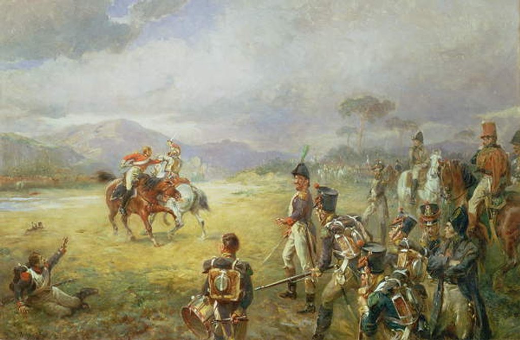 Detail of The Duel, Fair Play by Robert Alexander Hillingford