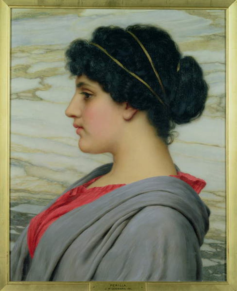 Detail of Perilla, 1911 by John William Godward