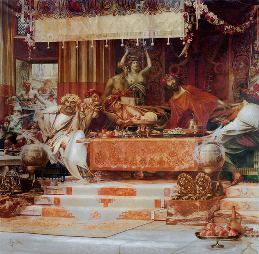 Detail of The Sword of Damocles by Herbert Gandy