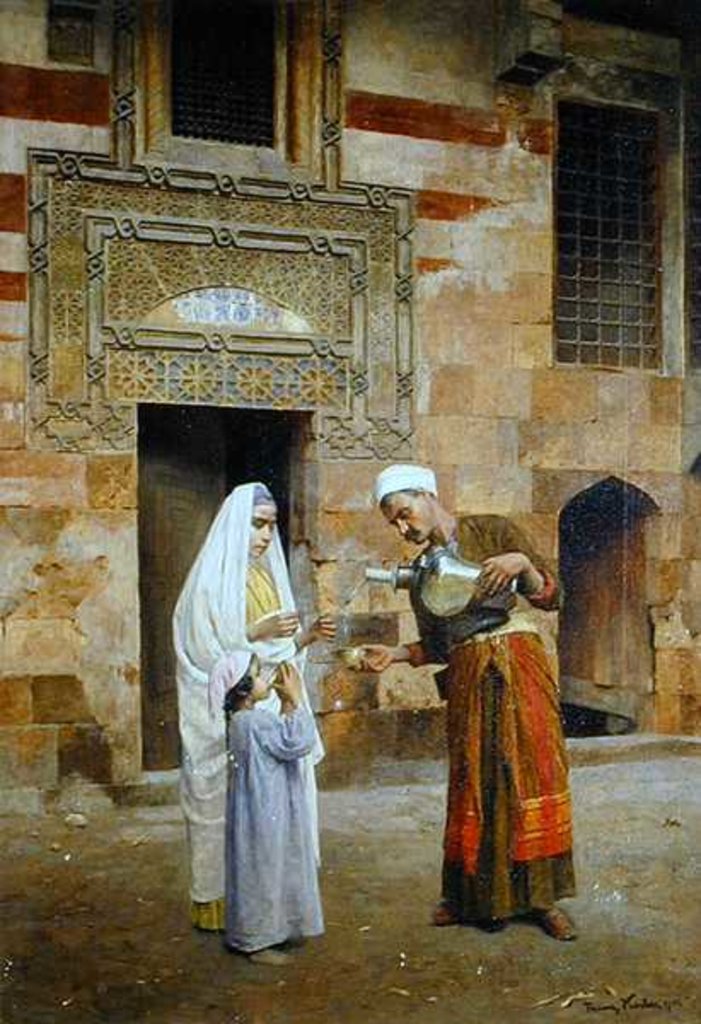 Detail of The Waterseller, 1902 by Franz Xavier Kosler