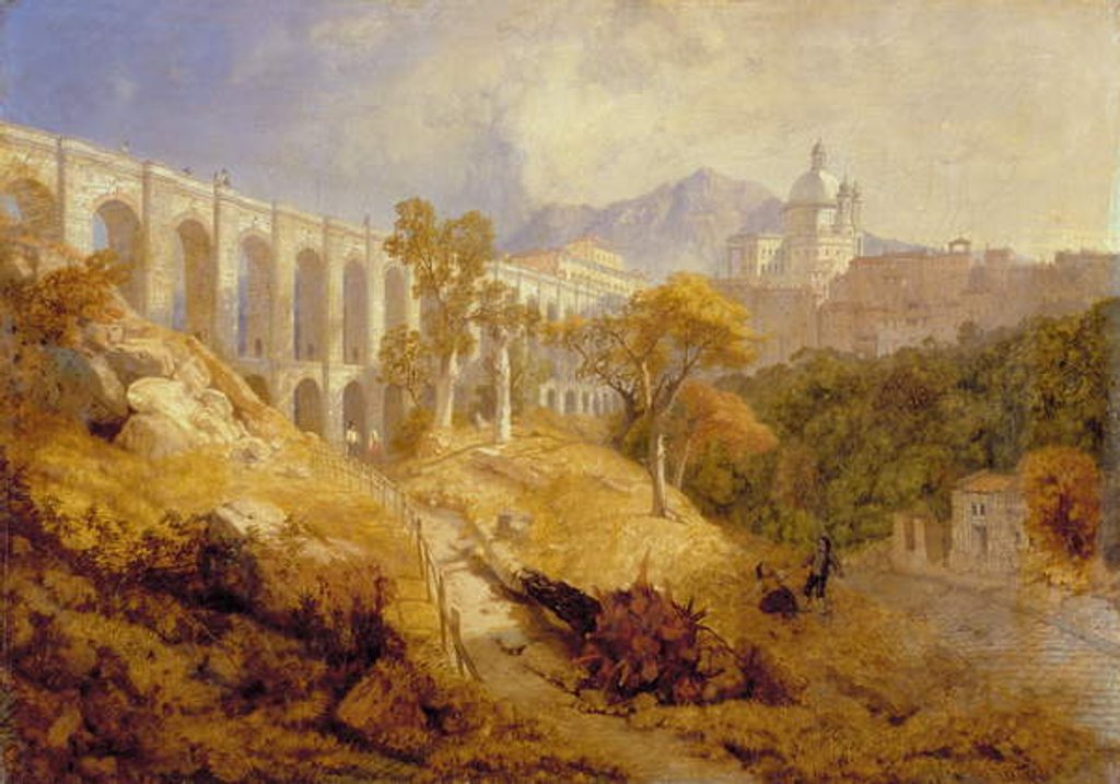 Detail of The Aqueduct at Arricia, Near Rome, 1866 by James Baker Pyne