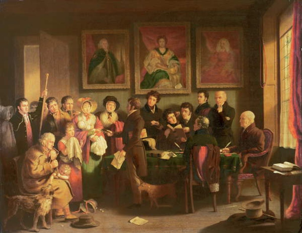 Detail of The Paternity Suit by Edward Villiers Rippingille