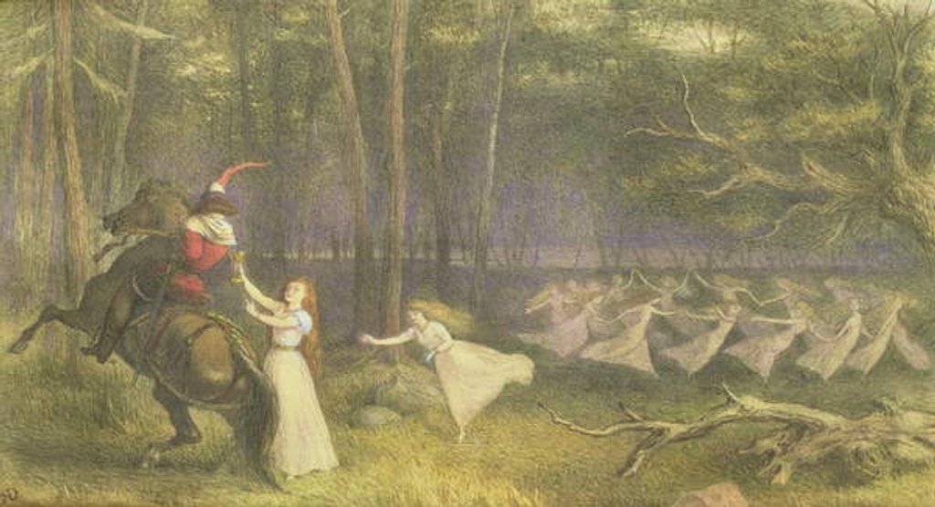 Detail of The Altar Cup In Aagerup: The Moment Of Departure by Richard Doyle