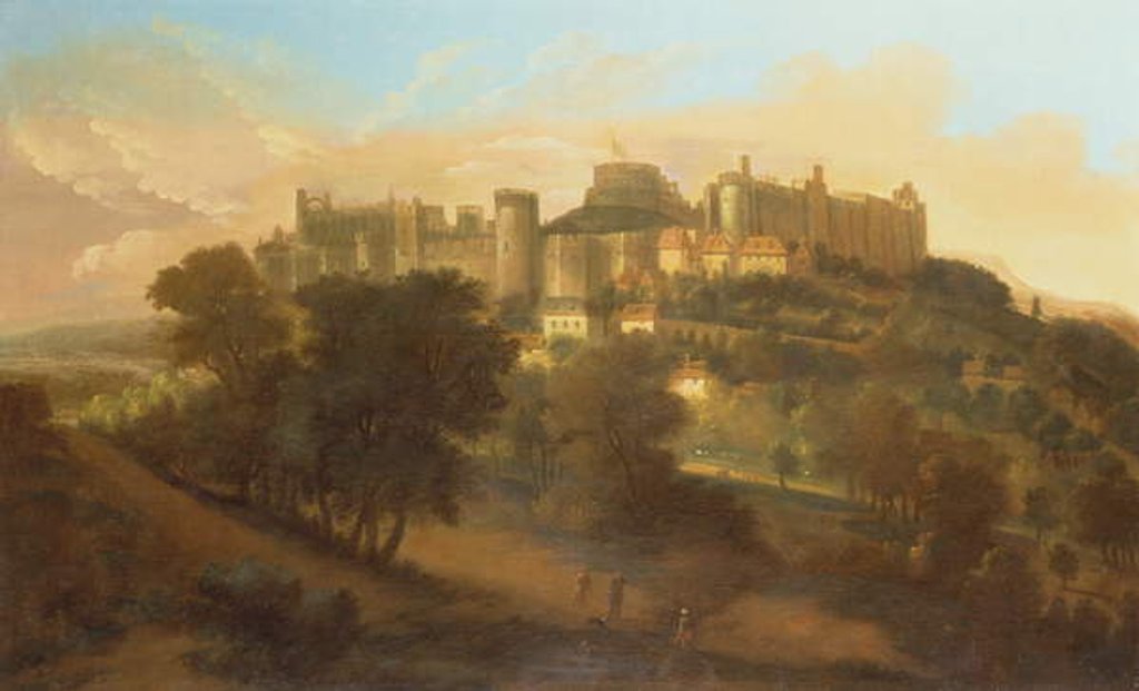Detail of A Prospect Of Windsor Castle From The South by Johannes Vorsterman