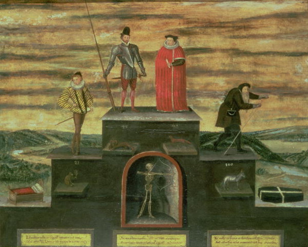 Detail of The Ages of Man, late 16th century by English School