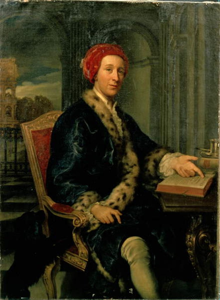 Detail of Portrait of Colonel Grey by Agostino Masucci