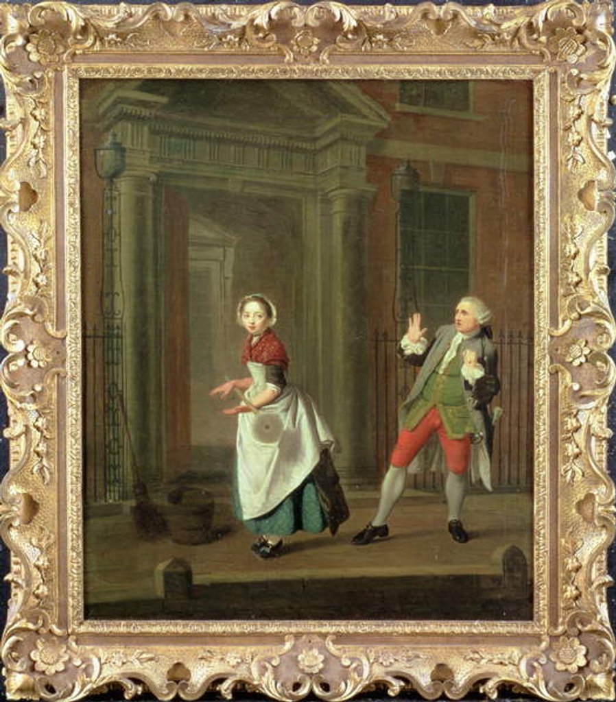 Detail of A Scene from 'Description Of A City Shower' by Jonathan Swift 1764 by Edward Penny