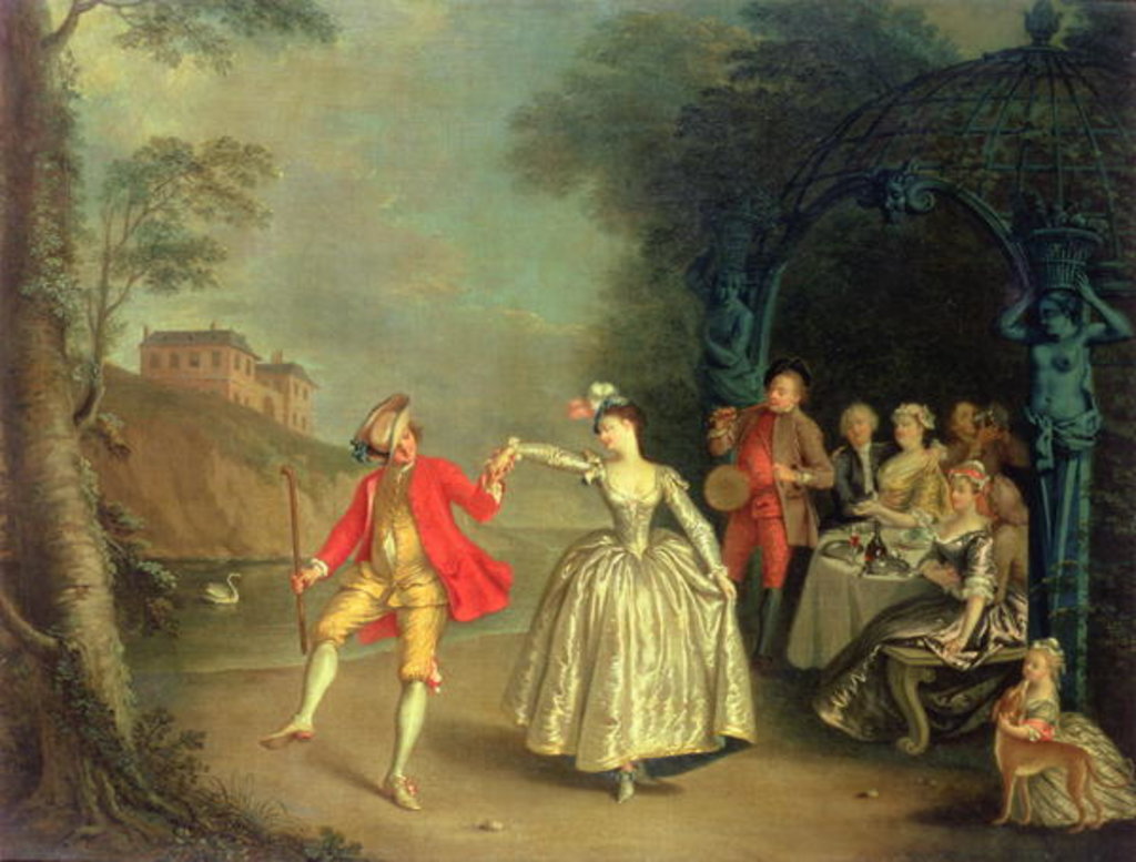 Detail of Fete Champetre by Joseph Francis Nollekens