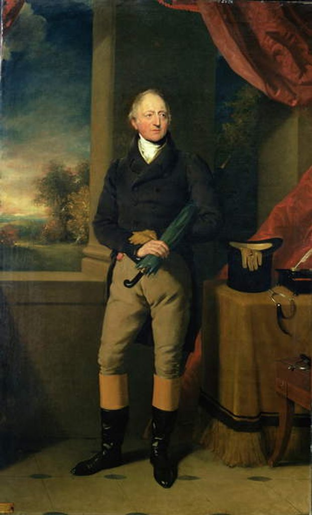 Detail of Portrait of Doctor John Willis by Thomas & Lane Samuel Lawrence