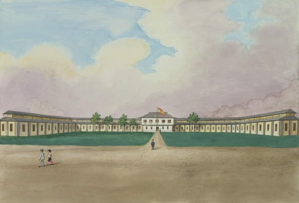 Detail of The New Cigar Factory in Meisic by Jose Honorato Lozano