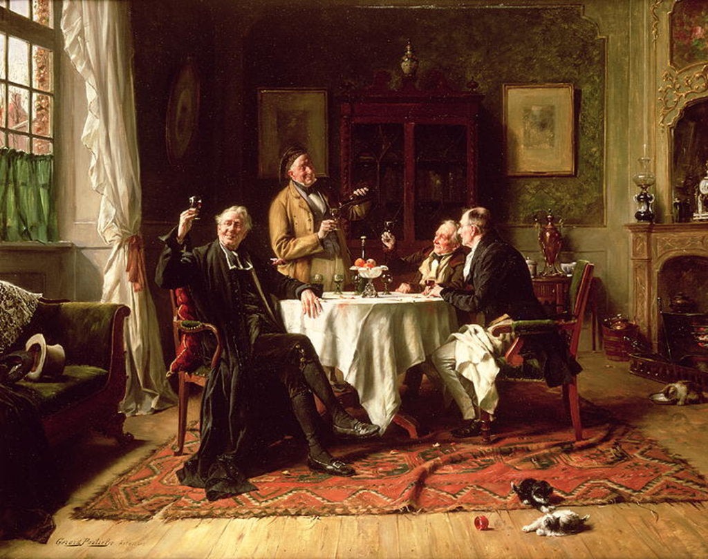 Detail of A Fine Vintage by Gerard Portielje