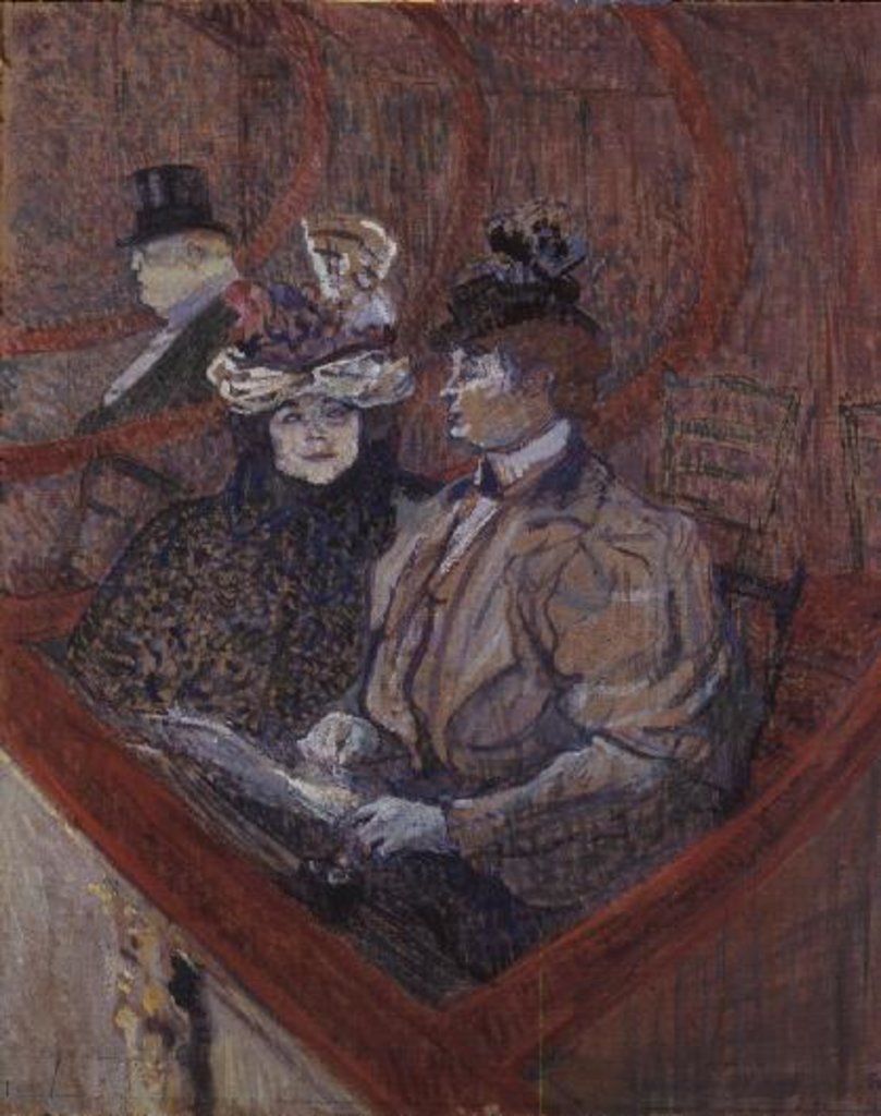 Detail of Study for La Grande Loge, 1896 by Henri de Toulouse-Lautrec