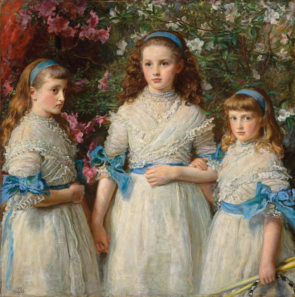 Detail of Sisters, 1868 by John Everett Millais
