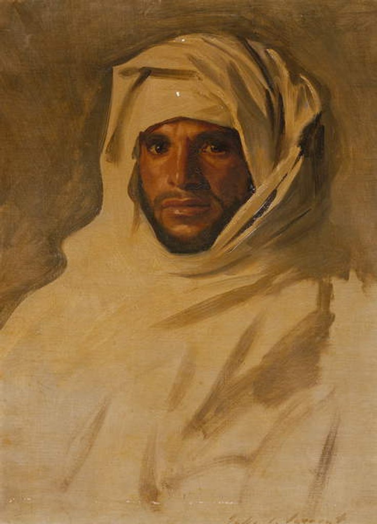 Detail of A Bedouin Arab by John Singer Sargent