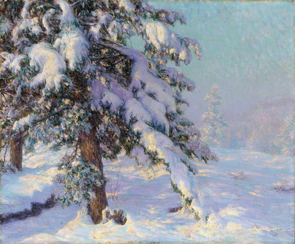 Detail of Snow-Laden by Walter Launt Palmer