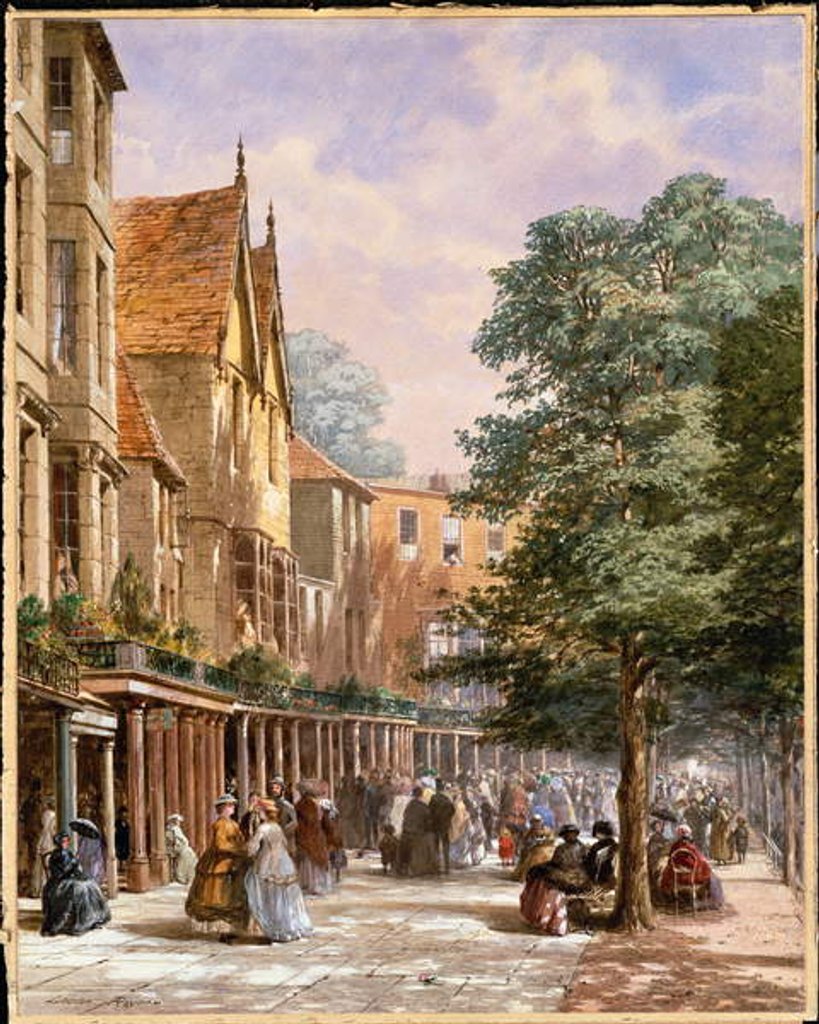 Detail of The Pantiles, Tunbridge Wells by Louise Ingram Rayner