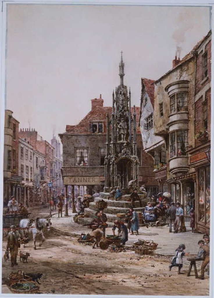 Detail of The Cross, Winchester by Louise Ingram Rayner