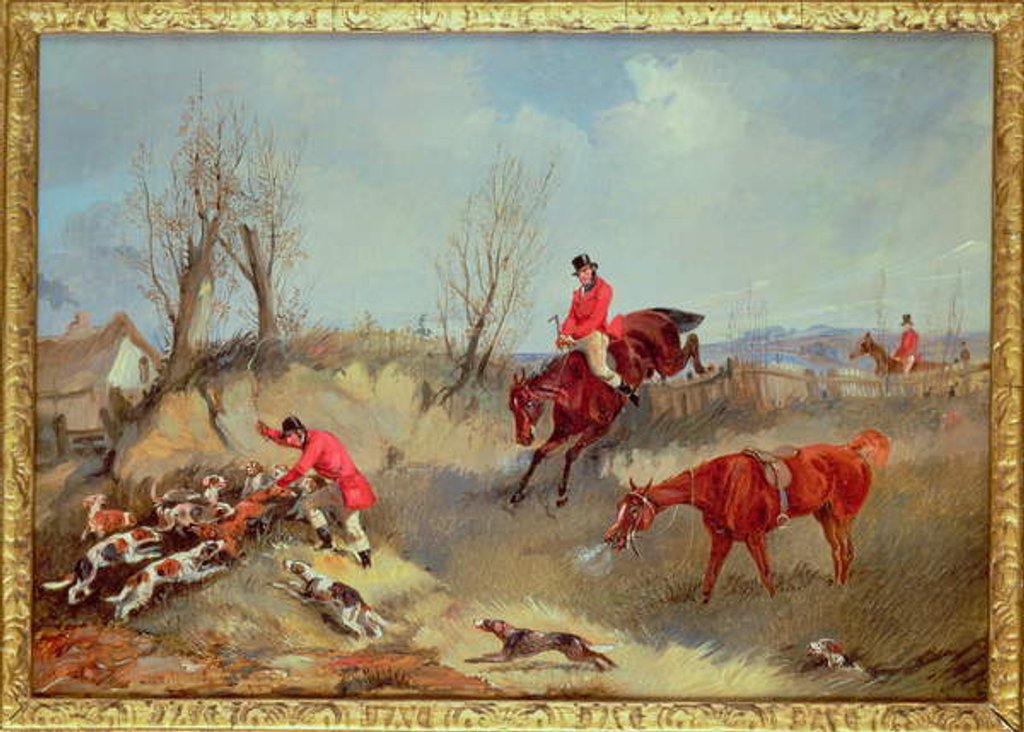 Detail of The Kill, 19th century by Samuel Henry Alken