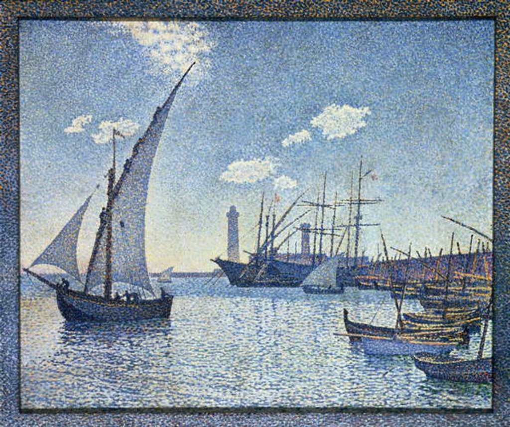 Detail of Port de Cette, Les Tartanes, 1892 by Theo van Rysselberghe