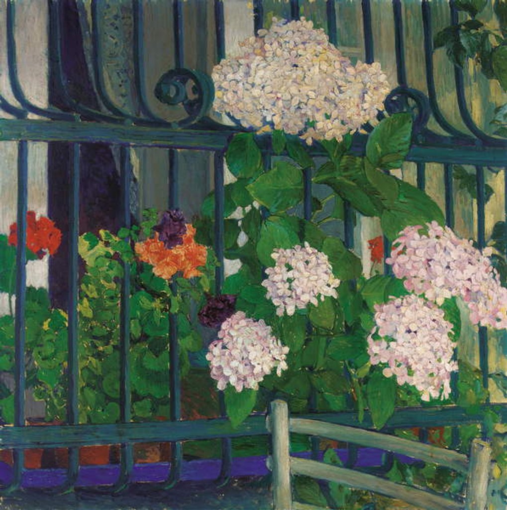Detail of Geranium; Geranien by Koloman Moser