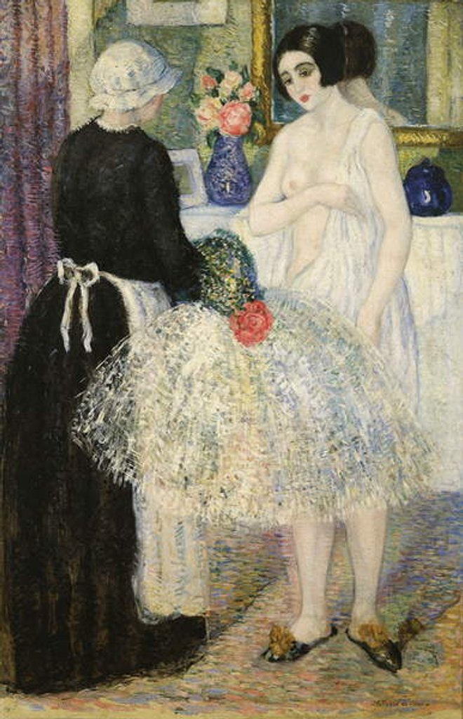 Detail of En El Camerin, c.1920 by Valentin Thibon de Libian