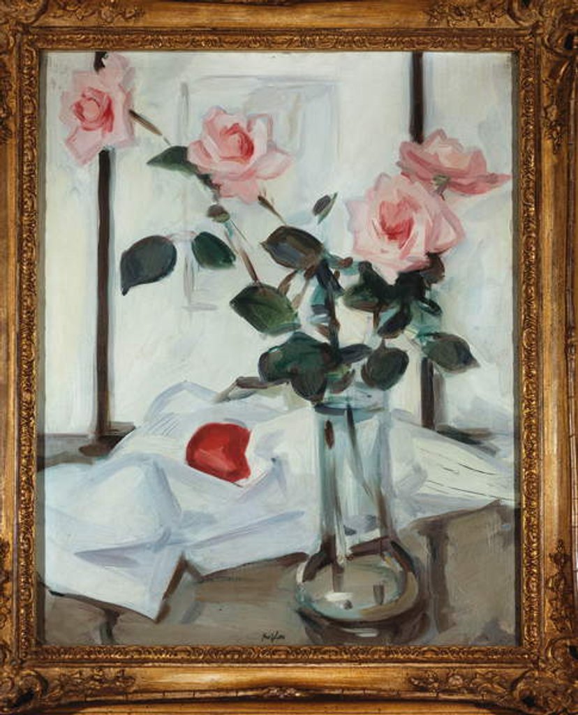 Detail of Queen Elizabeth Roses, c.1918 by Samuel John Peploe